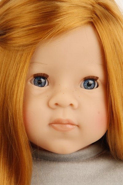 Schildkröt Manufaktur Stehpuppe Elli 52 cm rote Haare, blaue Schlafaugen, Kleidung winterlich Tägliche Deals