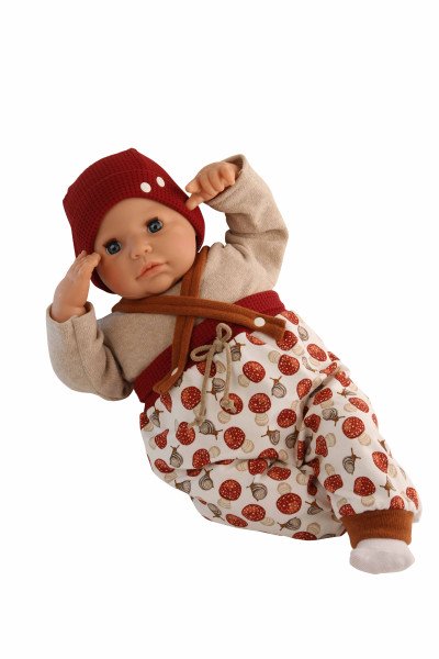 Schildkröt Manufaktur Kleidung zu Puppe 52 cm Julchen/Peterle/Klara/Elli weiss/rot/beige Bis zu 65% Rabatt