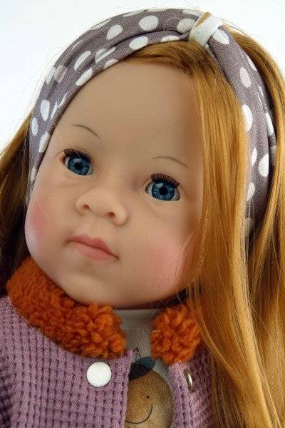 Schildkröt Manufaktur Stehpuppe Elli 52 cm rote Haare, blaue Schlafaugen, Kleidung winterlich Angebote