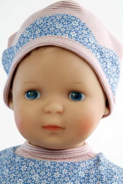 Schildkröt Manufaktur Kleidung zu Puppe 37 cm Schlenkerle rot/blau Valentinstagsangebot