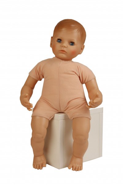 Schildkröt Manufaktur Puppe Peterle 52 cm mit Malhaar, blauen Schlafaugen, Kleidung Dschungel-Outfit Exklusive Angebote