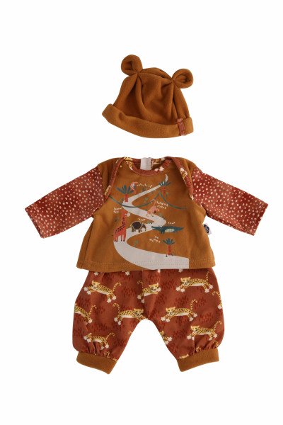Schildkröt Manufaktur Kleidung zu Puppe 37 cm Lenchen/Strampelchen/Schlummerle, Safari-Look Große Rabatte