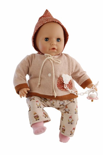 Schildkröt Manufaktur Kleidung zu Baby Amy 45 cm rose mit Wichtel Blitzverkäufe