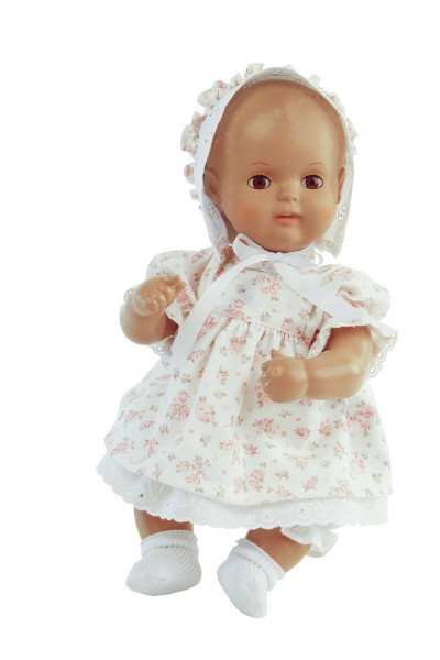 Schildkröt Manufaktur Hängekleid zu Baby Strampelchen 31cm weiss/rose Flash Sale