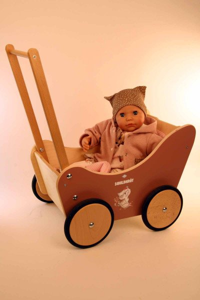 Schildkröt Manufaktur Baby Julchen 52 cm Malhaar, blaue Schlafaugen, Kleidung Biber Online Shopping