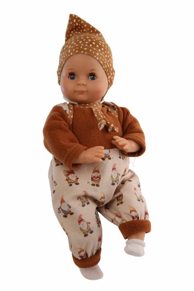 Schildkröt Manufaktur Kleidung zu Puppe Schlummerle 32 cm, Overall Wichtel Muttertagsangebot