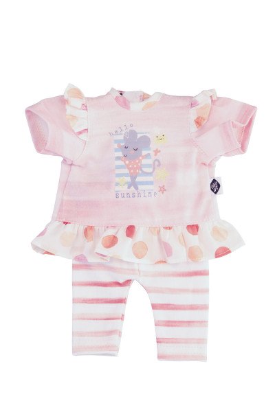 Schildkröt Manufaktur Kleidung für Puppen 32-52 cm Ringelhose, Sommeroutfit 2-teilig Bestseller