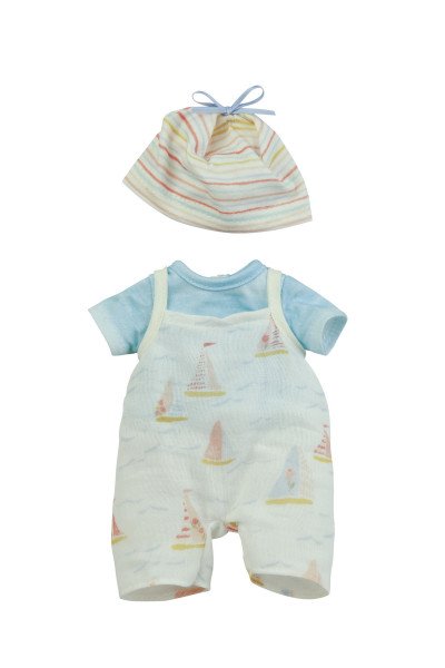 Schildkröt Manufaktur Kleidung zu Puppe Mein 1. Baby 28 cm blau/weiss maritim Räumungsverkauf
