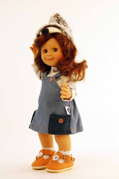 Schildkröt Manufaktur Puppe Müller-Wichtel Anni 25 cm braune Haare, Igelkleidung Sonderangebot der Fabrik