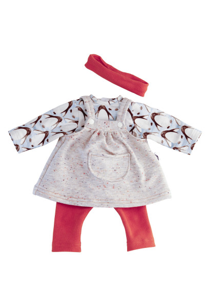 Schildkröt Manufaktur Kleidung zu Puppe 37 cm Schlummerle/Strampelchen/Lenchen im Pinguinlook Sonderangebot