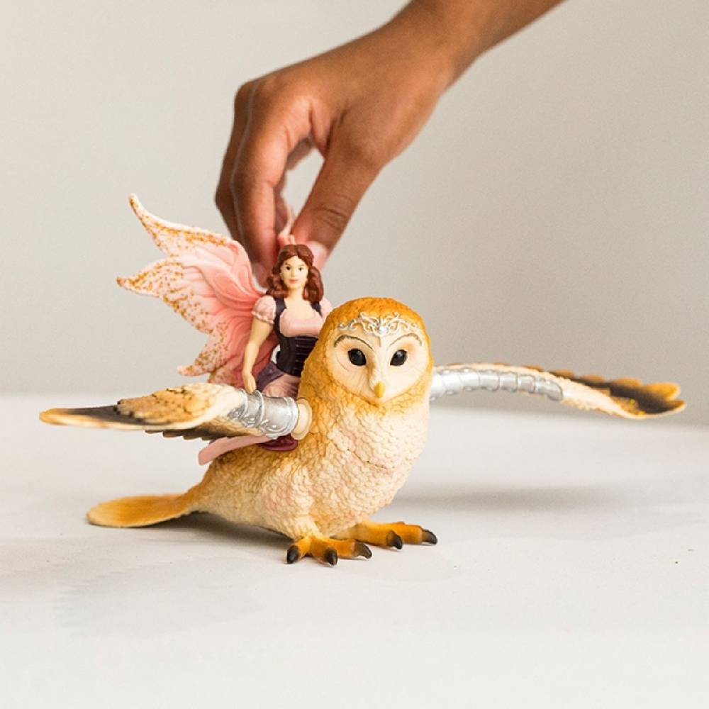Schleich Elfe auf Glitzer-Eule Bis zu 55% Rabatt