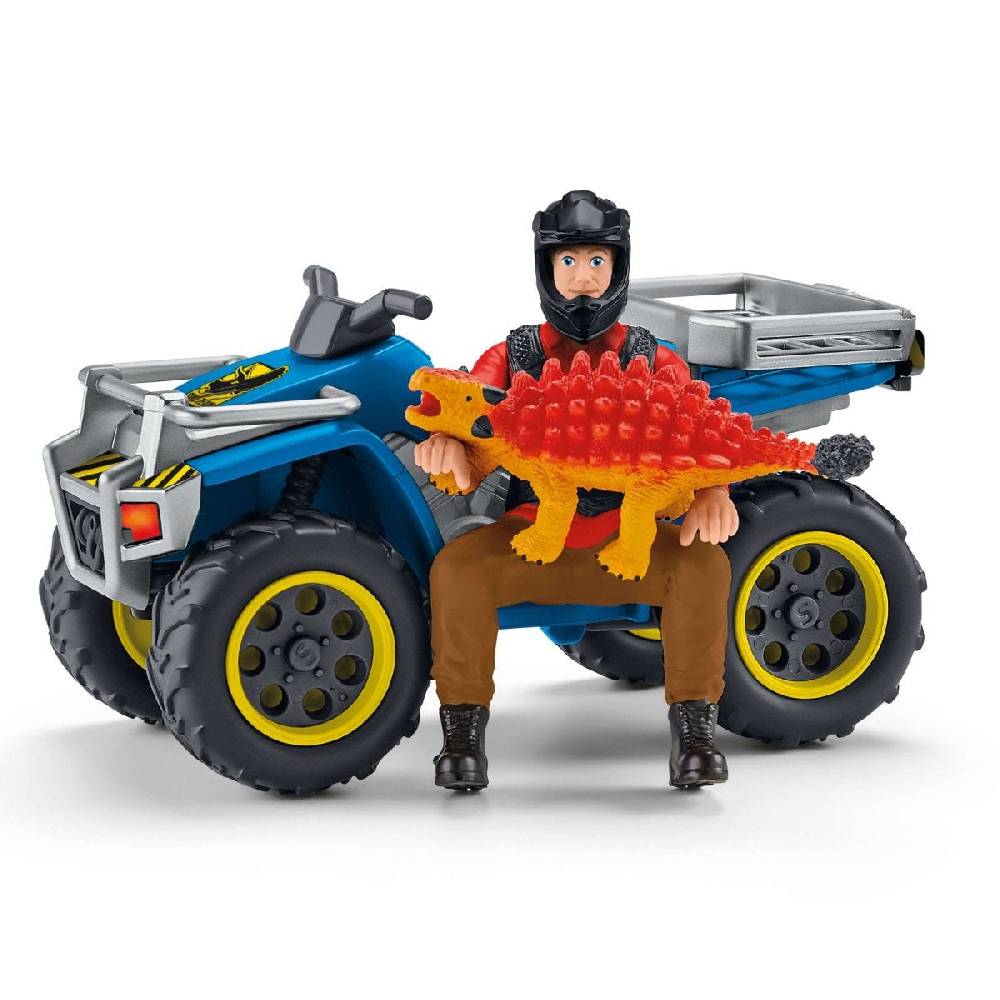Schleich Flucht auf Quad vor Velociraptor Nur für heute