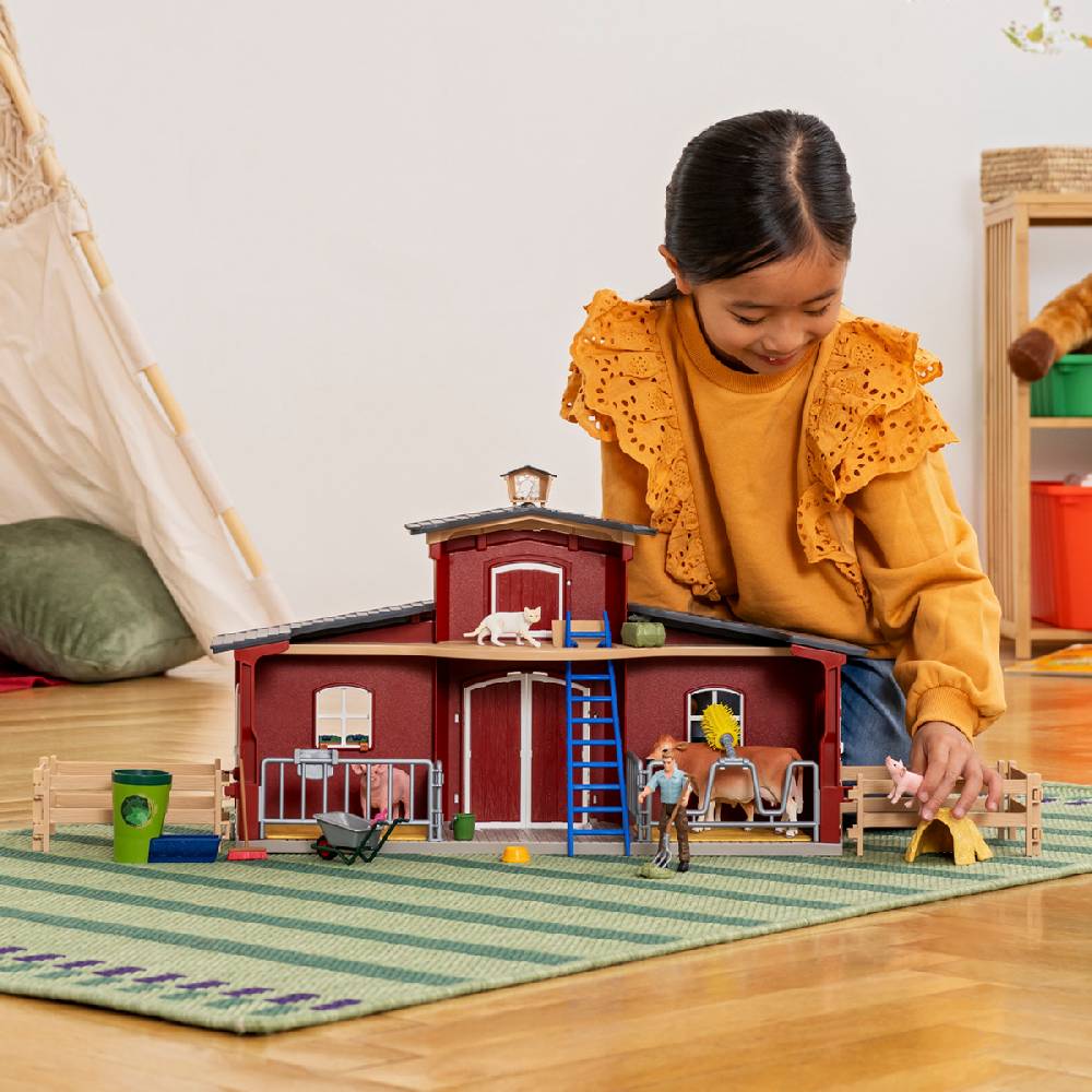 Schleich Große Farm mit Tieren und Zubehör Jubiläumsangebot