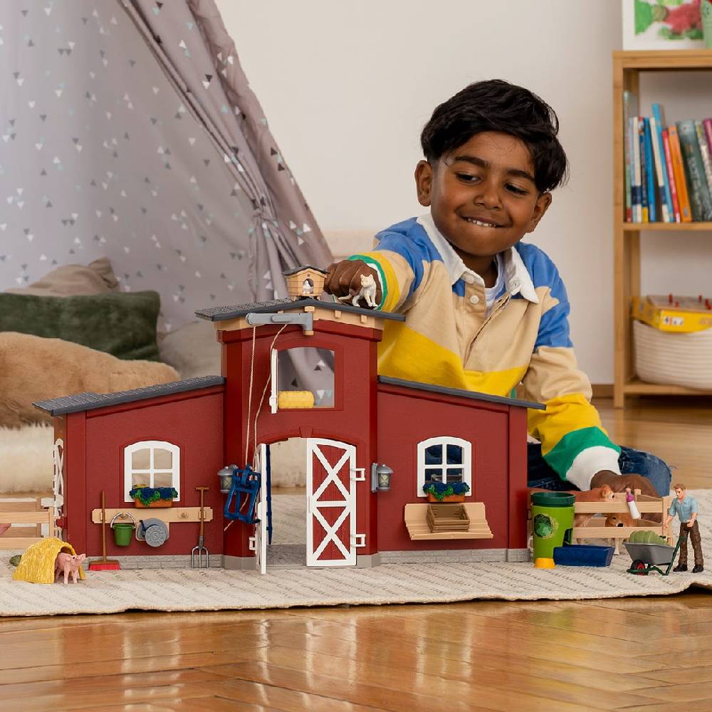 Schleich Große Farm mit Tieren und Zubehör Jubiläumsangebot