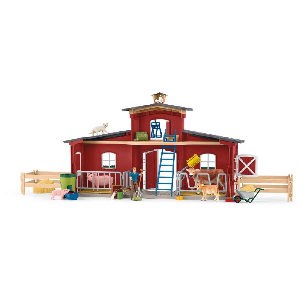 Schleich Große Farm mit Tieren und Zubehör Jubiläumsangebot
