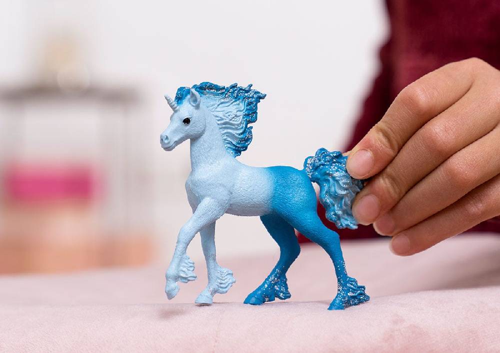 Schleich Elementa Wasserflammeneinhorn Fohlen Clearance-Verkauf