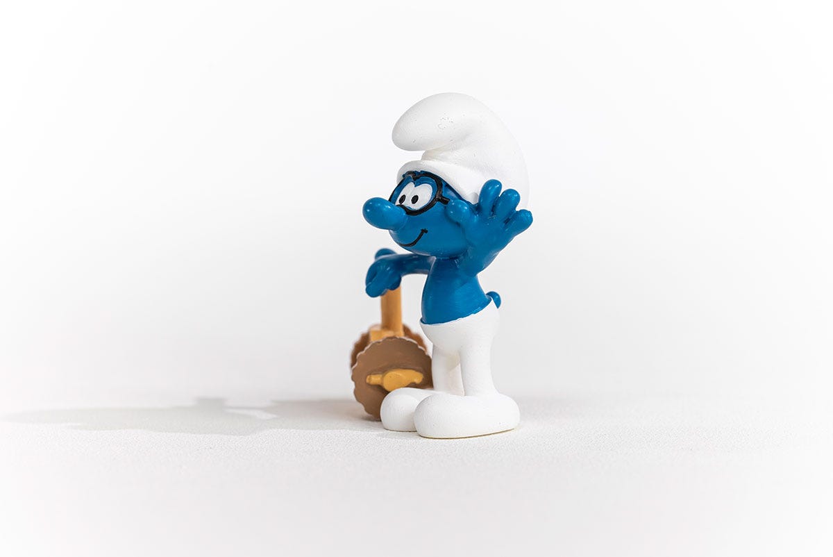 Schleich Speedy Schlumpf Saisonschlussverkauf