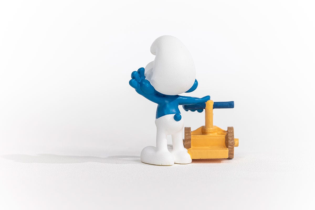Schleich Speedy Schlumpf Saisonschlussverkauf