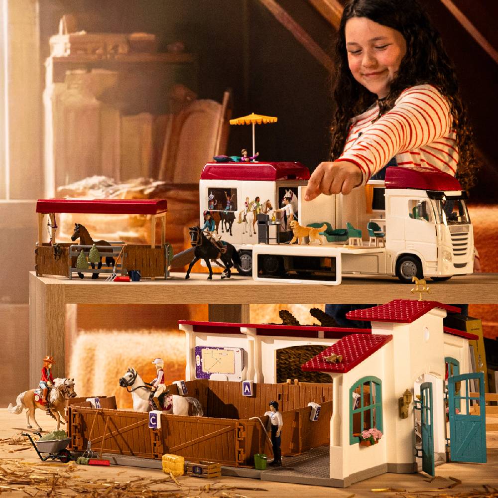 Schleich Pferdetransporter Kauf eins, bekomm eins gratis