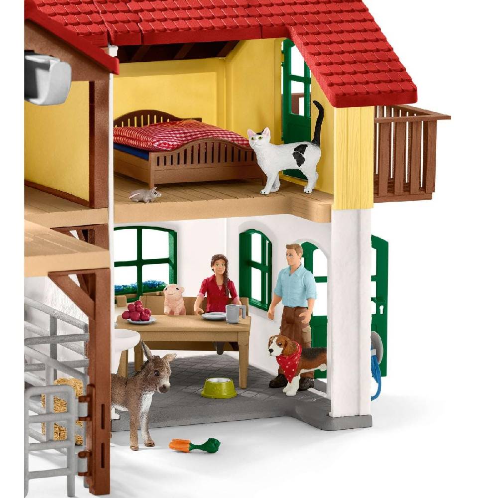 Schleich Bauernhaus mit Stall und Tieren Super Sparpreis
