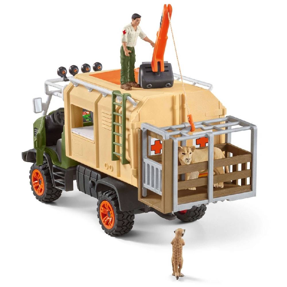 Schleich Großer Truck Tierrettung Riesige Rabatte