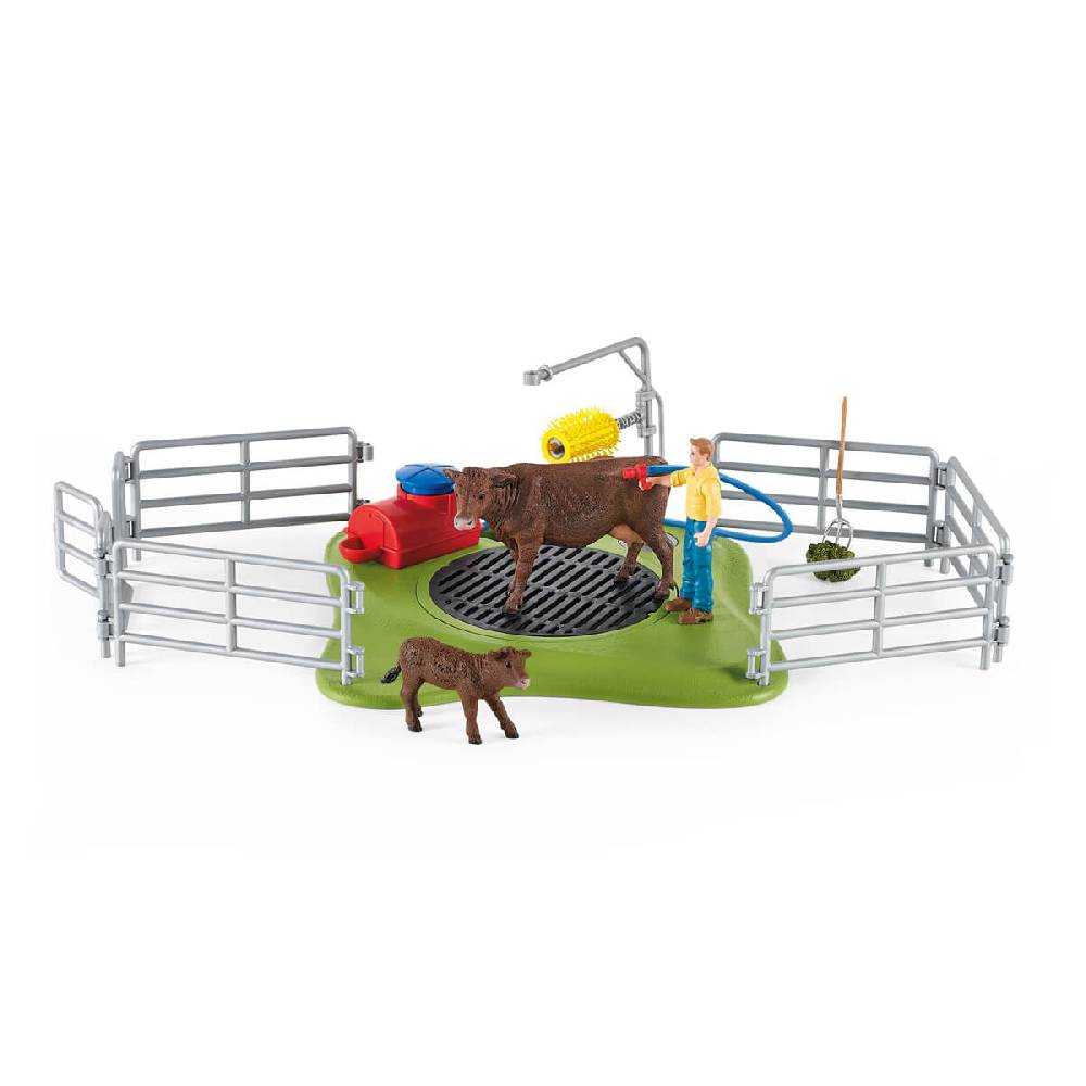 Schleich Kuh Waschstation Fabrikladen