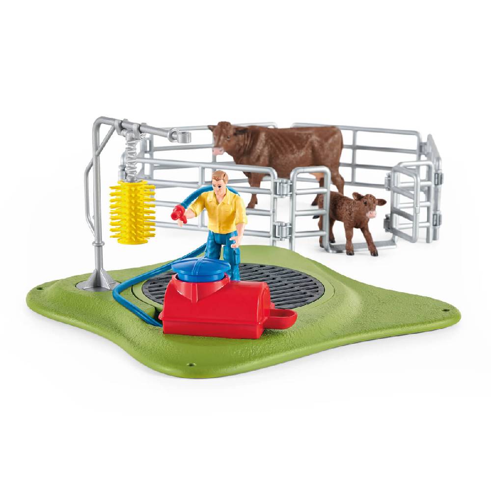 Schleich Kuh Waschstation Fabrikladen