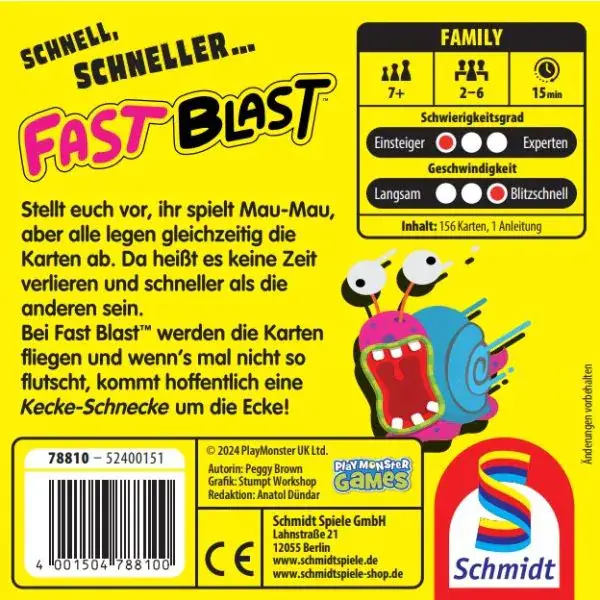 Schmidt Spiele Fast Blast™, Kartenspiel Weihnachtsangebot
