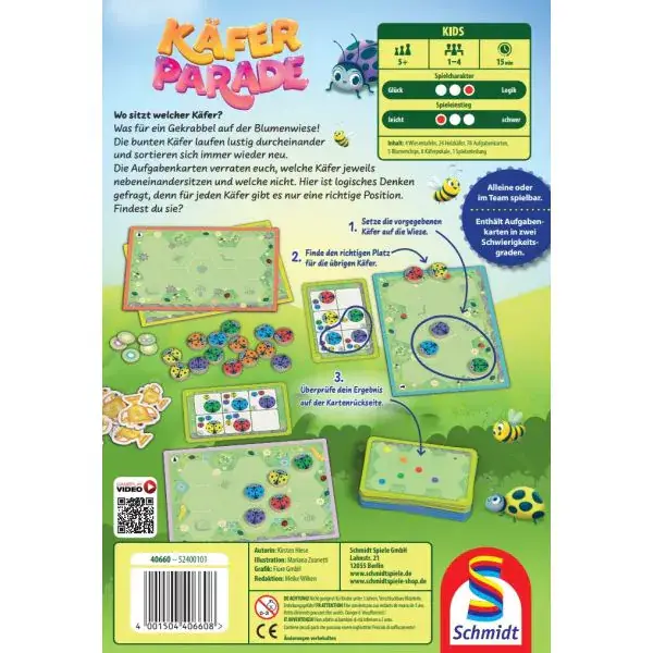 Schmidt Spiele Käferparade, Kinderspiel Osterangebot
