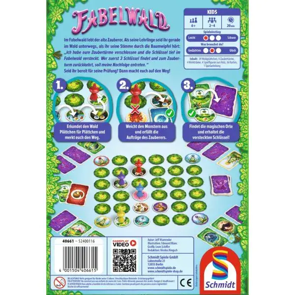 Schmidt Spiele Fabelwald, Kinderspiel Muttertagsangebot