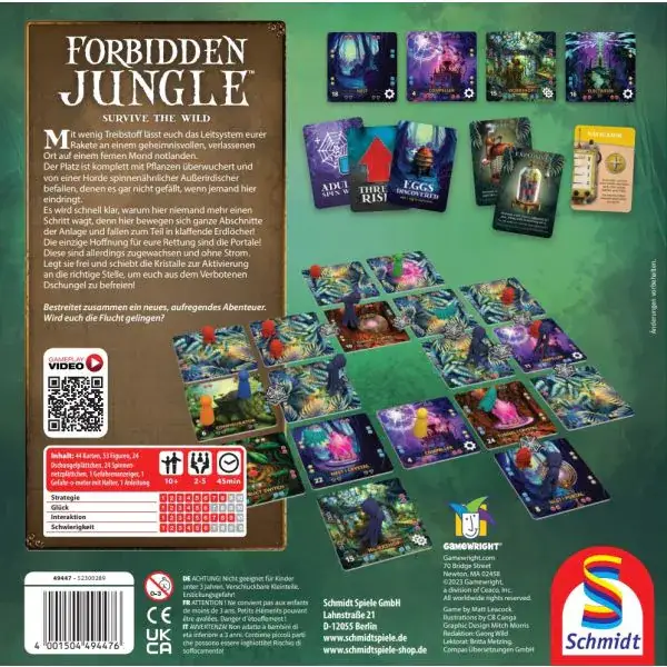 Schmidt Spiele Forbidden Jungle™, Familienspiel Heißer Verkauf