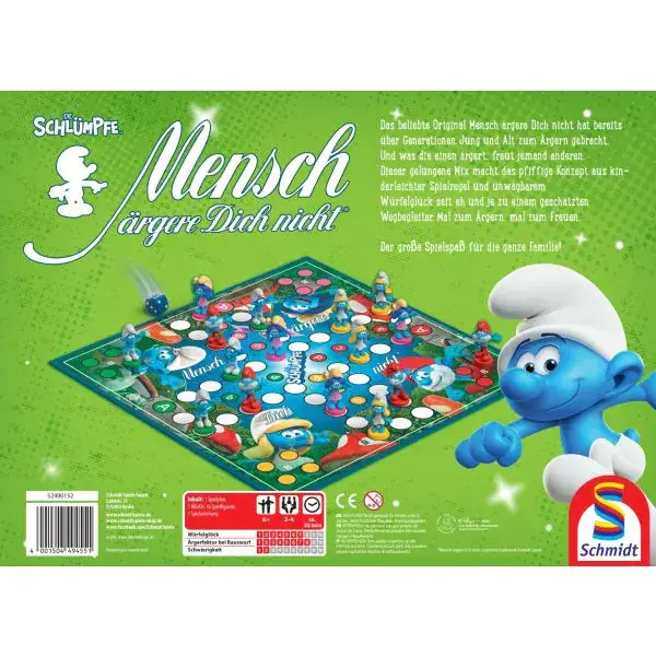 Schmidt Spiele Mensch ärgere Dich nicht® – Die Schlümpfe Top Angebot