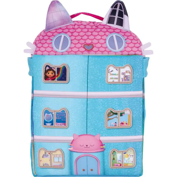 Schmidt Spiele Gabby's Dollhouse: Puppenhaus mit 3 Figuren und Lift, 41 cm, Plüsch Sonderangebote