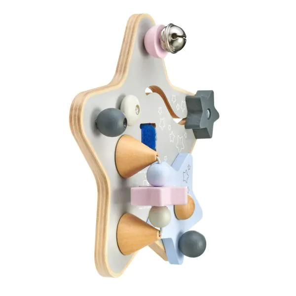 Schmidt Spiele bellybutton: Sternchenspiel, Mobiles Erlebnisbrett aus Holz, 19 cm Discount Store für neue Produkte