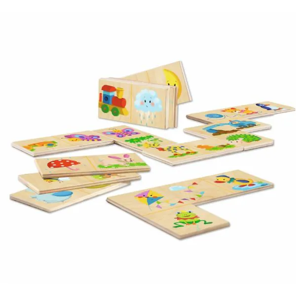 Schmidt Spiele Bilderschlange, Legespiel aus Holz, 20 Teile Super Rabatt