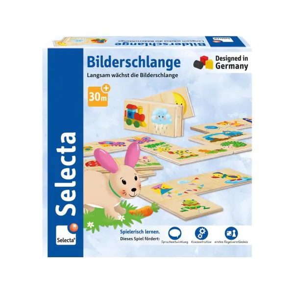Schmidt Spiele Bilderschlange, Legespiel aus Holz, 20 Teile Super Rabatt