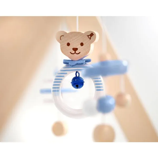 Schmidt Spiele Steiff: Spieltrapez blau aus Massivholz, 59 cm Riesige Rabatte