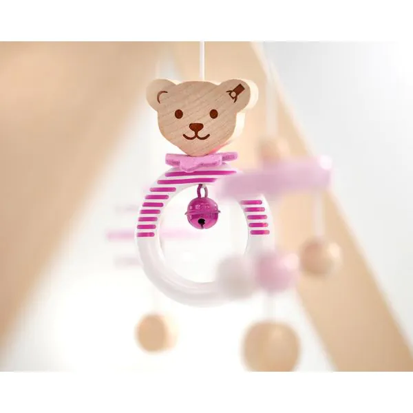 Schmidt Spiele Steiff: Spieltrapez rosa aus Massivholz, 59 cm 50% Rabatt mit kostenlosem Versand