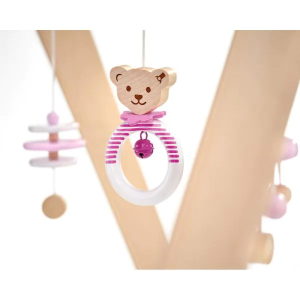 Schmidt Spiele Steiff: Spieltrapez rosa aus Massivholz, 59 cm 50% Rabatt mit kostenlosem Versand