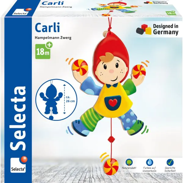 Schmidt Spiele Carli, Hampelmann, 26 cm Auslauf