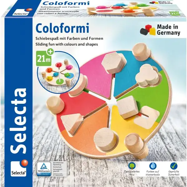 Schmidt Spiele Coloformi, Schiebespaß mit Farben und Formen, 19,5 cm Verkauf