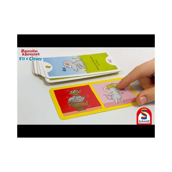 Schmidt Spiele Mauseschlau & Bärenstark: Fit und Clever, Kinderkartenspiel Blitzverkäufe
