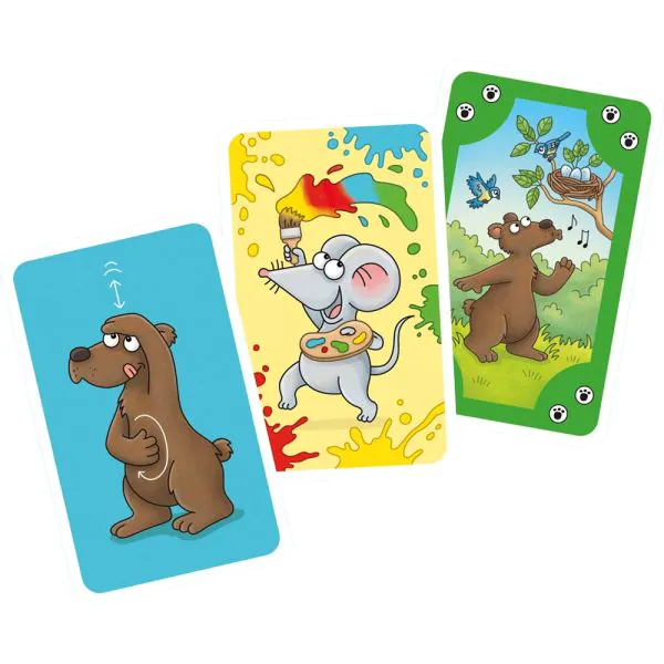 Schmidt Spiele Mauseschlau & Bärenstark: Bewegungs-Mau Mau, Kinderkartenspiel Kostenloser Versand