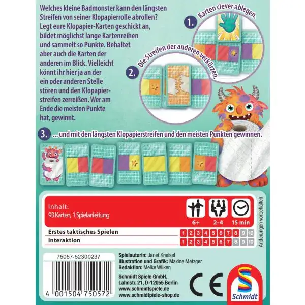 Schmidt Spiele Monsterrolle, Kinderspiel Limitierter Zeitrabatt