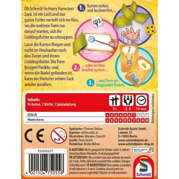 Schmidt Spiele Die Nadel im Heuhaufen, Kartenspiel Sonderangebot