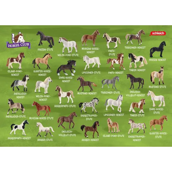 Schmidt Spiele Schleich ®: Horse Club – Pferdepaare in der Metalldose Großer Ausverkauf