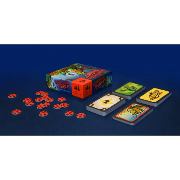 Schmidt Spiele Drei Magier®: Heuschrecken Poker, Kartenspiel Begrenztes Angebot