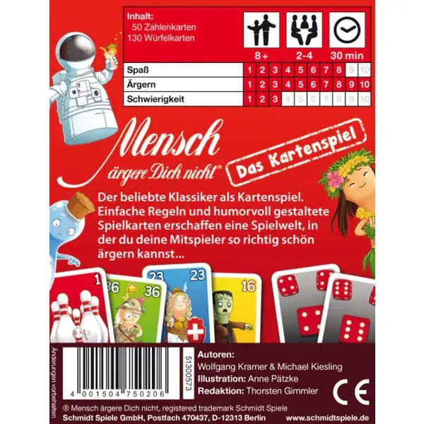 Schmidt Spiele Mensch ärgere Dich nicht® - Das Kartenspiel Jubiläumsangebot