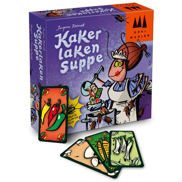 Schmidt Spiele Drei Magier®: Kakerlakensuppe, Kartenspiel Zeitlich begrenztes Angebot