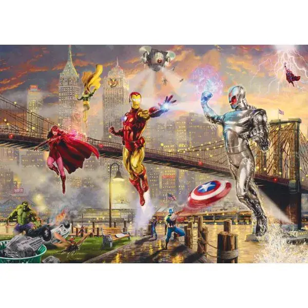 Schmidt Spiele Thomas Kinkade Studios: MARVEL - Iron Man, 1.000 Teile Puzzle Verkauf